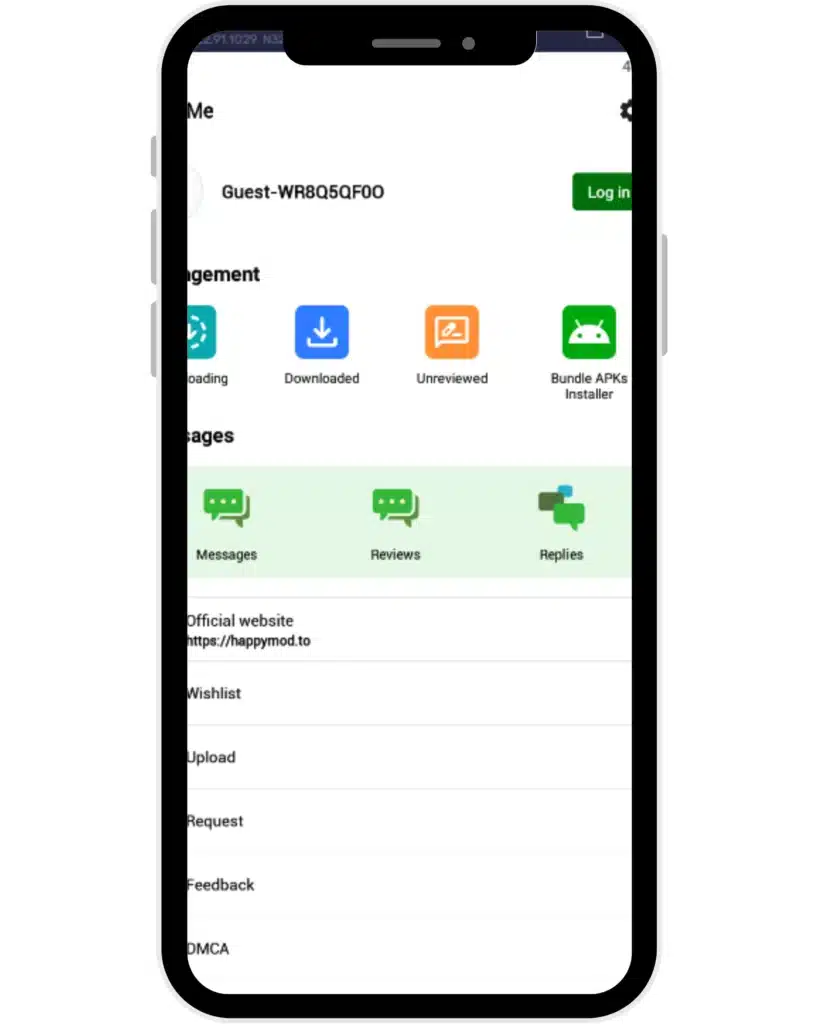 HappyMod User Dashboard
